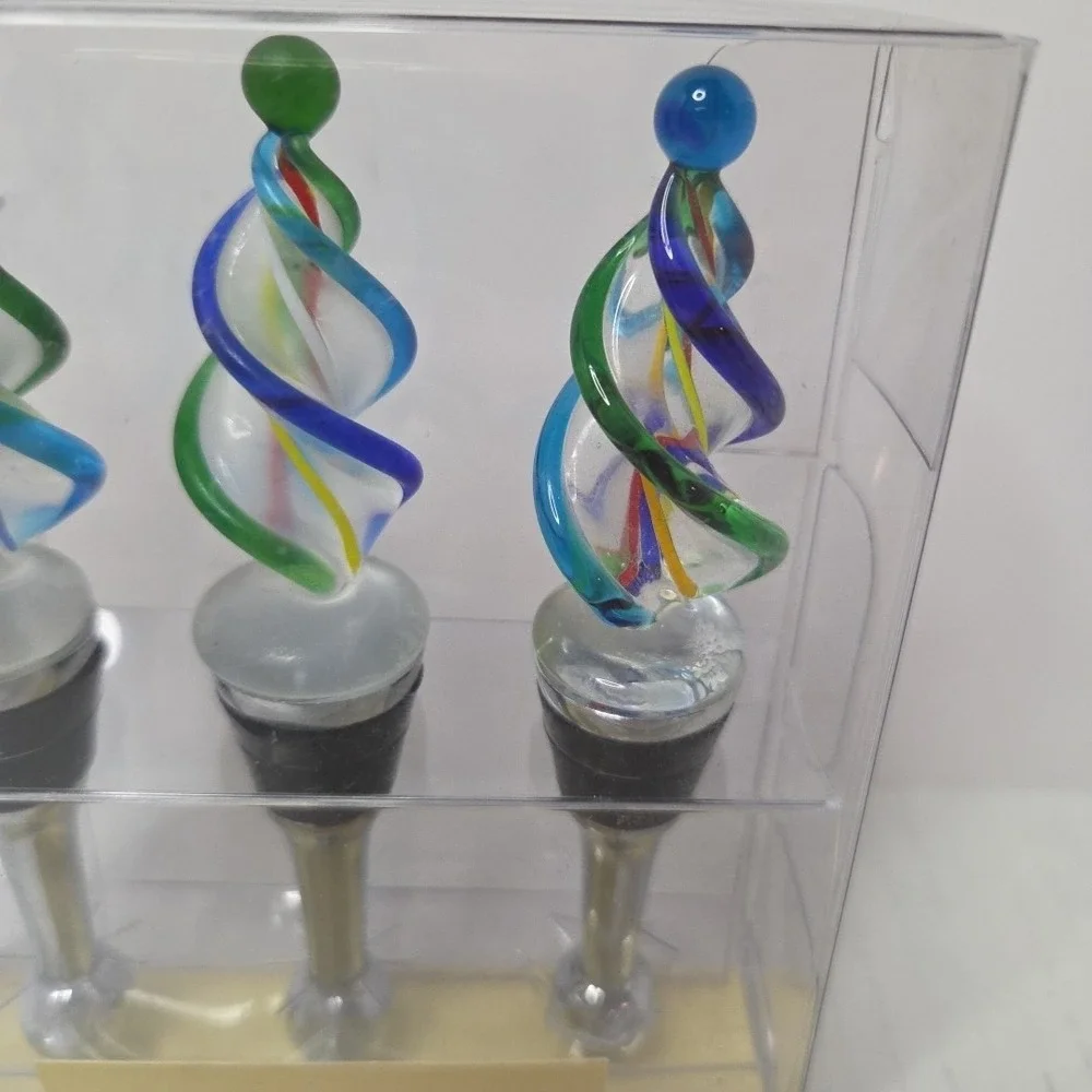 VTG‎ PIER 1 Coil Glass Bottle Stopper NIB